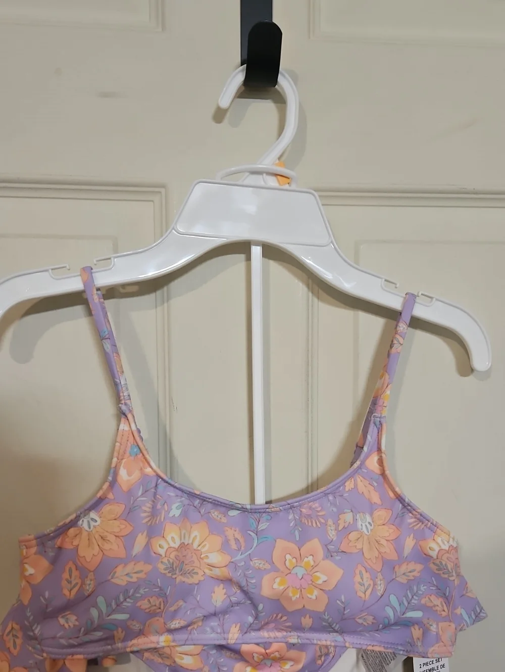 BILLABONG GIRLS PEACEFUL LILAC 2 PIECE HIDEAWAY HIPPIE: BIKINI SET: NWT: SIZE 14